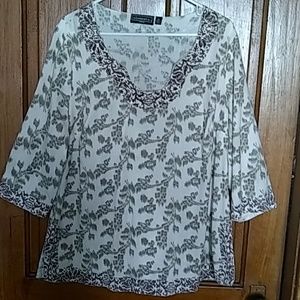 Pretty Beaded neckline cotton tunic